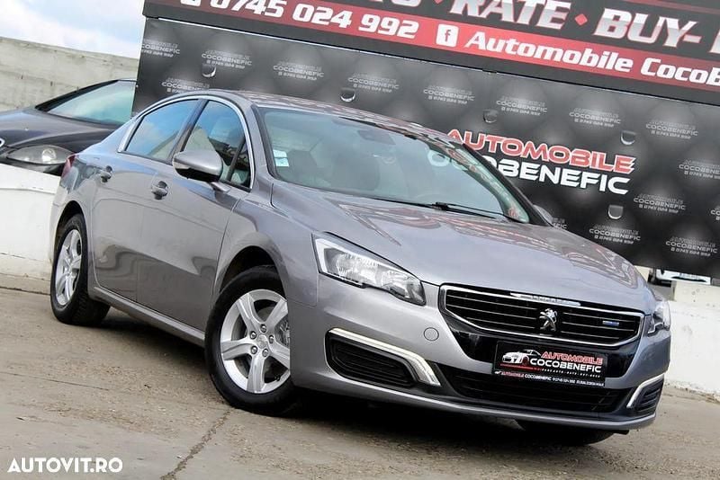 Gri Utilizat 2015 Peugeot 508 Berlinǎ | 8.290 EUR (Preț OK) - Imagine 1/4