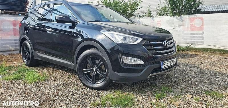Negru Utilizat 2013 Hyundai Santa Fe Premium SUV | 9.000 EUR (Preț OK) - Imagine 1/4