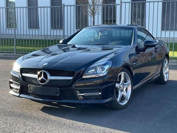 Second-hand Mercedes SLK200 184 CP (135 kW) 2014 Negru Cabrio