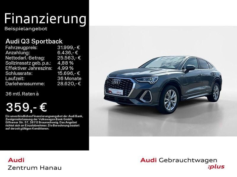 Utilizat 2022 Audi Q3 Sportback S-Line SUV | 34.554 EUR (Preț OK) - Imagine 1/1