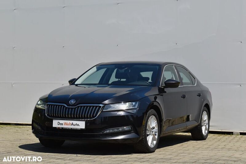 Negru normal Utilizat 2020 Skoda Superb Ambition Berlinǎ | 20.650 EUR (Puțin scump) - Imagine 1/4
