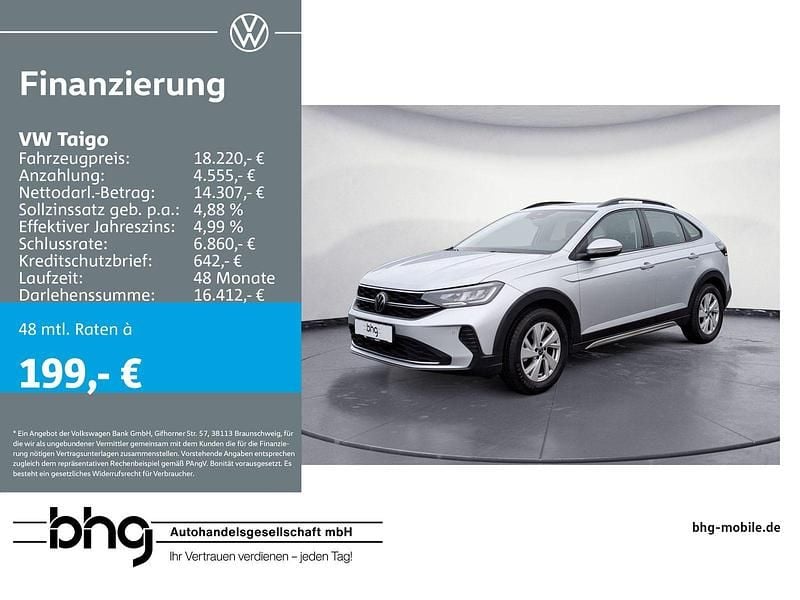Utilizat 2023 VW Taigo Life SUV | 19.981 EUR (Preț bun) - Imagine 1/1