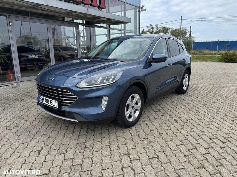 Culoarealbastru Utilizat 2021 Ford Kuga Titanium SUV | 18.876 EUR (Preț OK) - Imagine 1/4