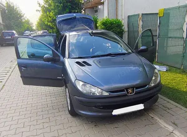 Albastru Utilizat 2007 Peugeot 206 Hatchback | 1.000 EUR (Preț OK) - Imagine 1/4