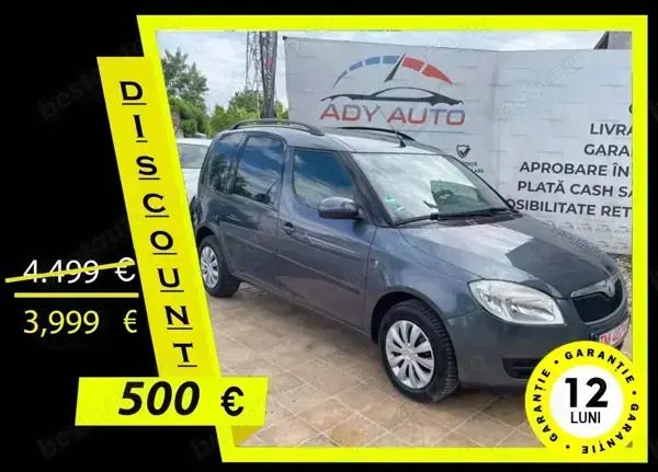 Albastru Utilizat 2007 Skoda Roomster Drive Monovolum | 4.499 EUR - Imagine 1/4