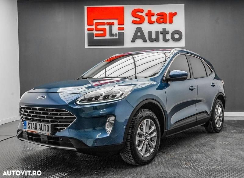 Culoarealbastru Utilizat 2023 Ford Kuga Titanium SUV | 22.490 EUR (Preț OK) - Imagine 1/4