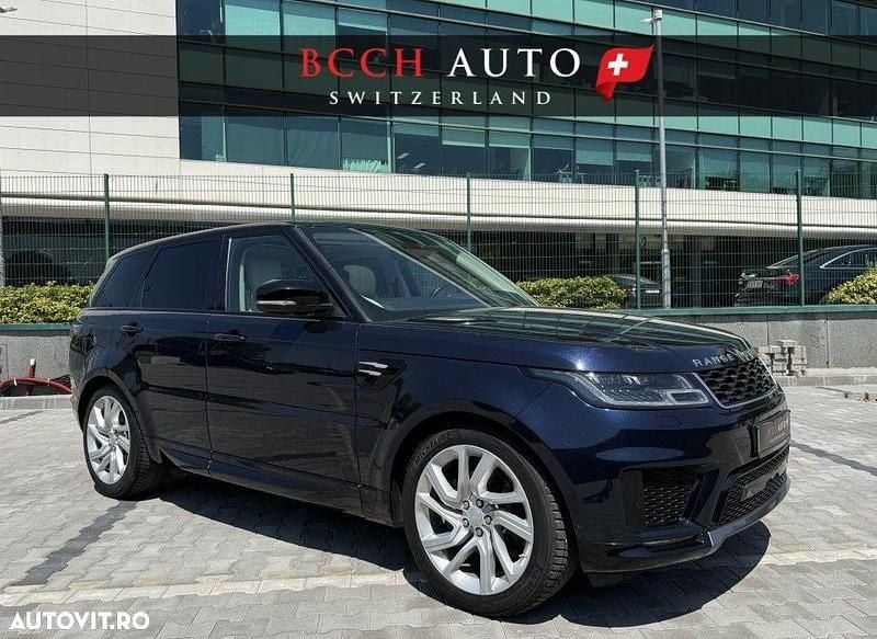 Culoarealbastru Utilizat 2019 Land Rover Range Rover Sport SUV | 42.604 EUR (Preț bun) - Imagine 1/4