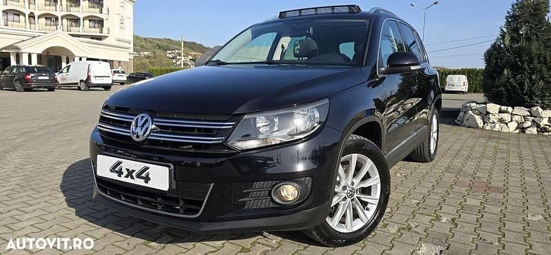 Negru Utilizat 2012 VW Tiguan Exclusive SUV | 8.190 EUR (Preț bun) - Imagine 1/4