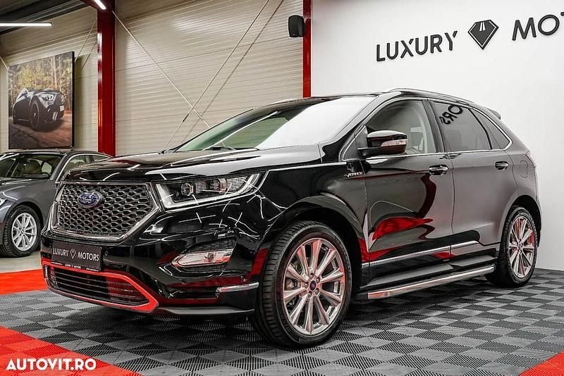 Negru Utilizat 2018 Ford Edge Vignale SUV | 20.500 EUR (Preț OK) - Imagine 1/4
