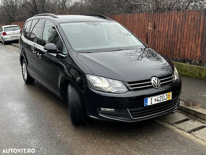 Second-hand VW Sharan Comfortline 150 CP (110 kW) 2016 Culoarenegru Monovolum