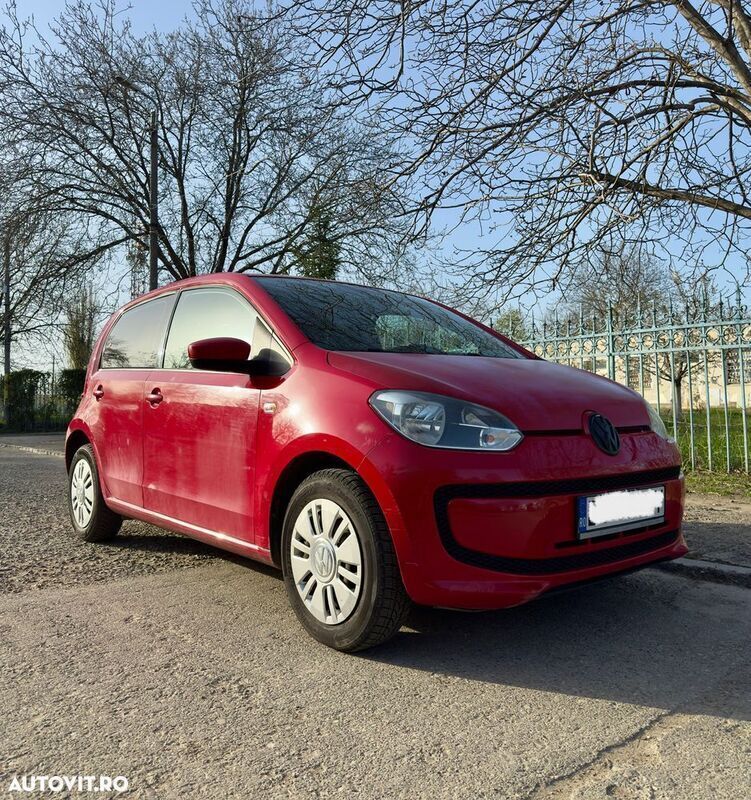 Rosu Utilizat 2013 VW up! Hatchback | 2.999 EUR (Super Preț) - Imagine 1/4