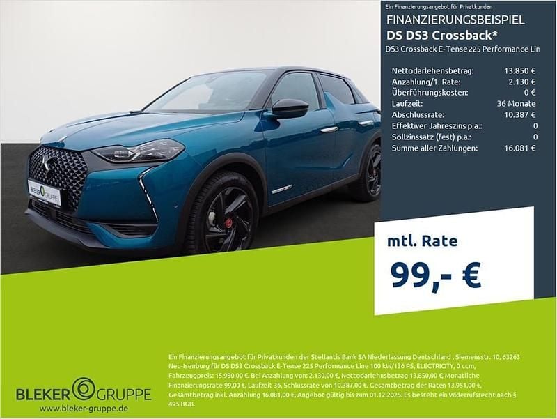 Utilizat 2021 DS Automobiles DS3 Crossback E-Tense Performance SUV | 17.525 EUR - Imagine 1/1