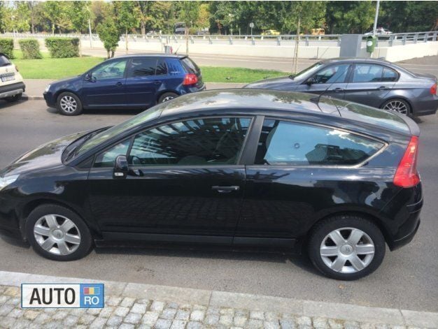 Negru Utilizat 2008 Citroën C4 Coupe | 2.200 EUR (Preț OK) - Imagine 1/3