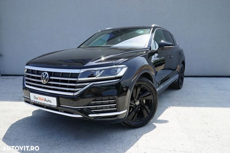 Negru Utilizat 2023 VW Touareg Elegance SUV | 52.000 EUR (Preț OK) - Imagine 1/4