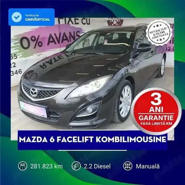Maro Utilizat 2011 Mazda 6 Break | 5.899 EUR (Scump) - Imagine 1/4