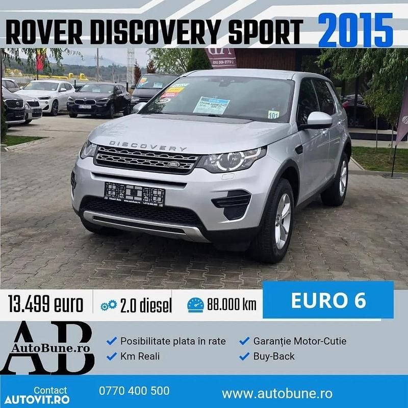 Culoareargint Utilizat 2015 Land Rover Discovery Sport HSE Luxury SUV | 13.499 EUR (Preț bun) - Imagine 1/4