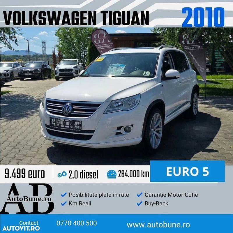 Culoarealb Utilizat 2010 VW Tiguan Sport SUV | 9.499 EUR (Puțin scump) - Imagine 1/4