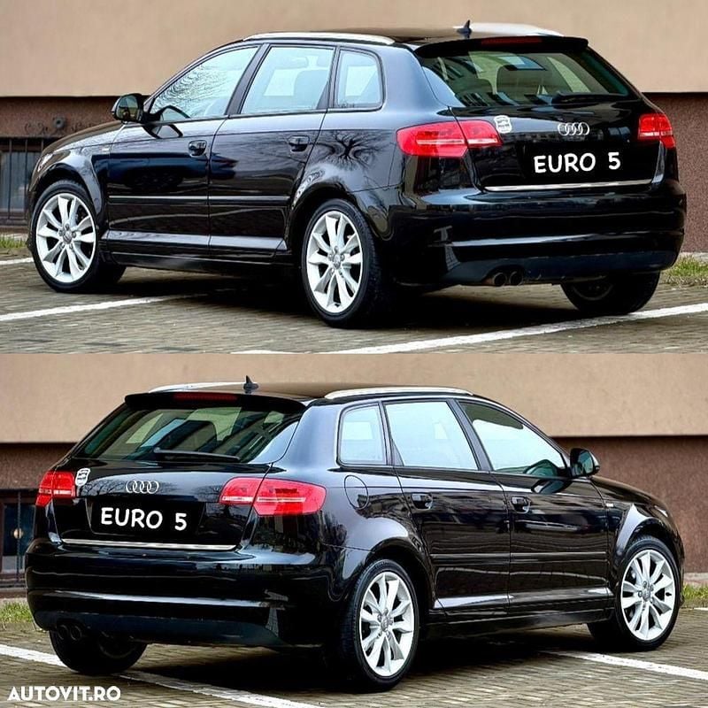 Second-hand Audi A3 S-Line 125 CP (91 kW) 2010 Culoarenegru Hatchback
