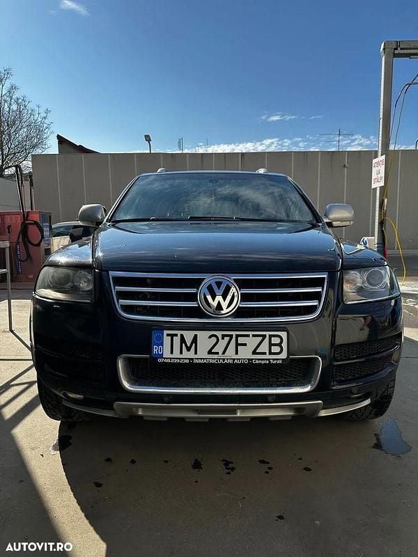 Negru Utilizat 2006 VW Touareg SUV | 3.800 EUR (Super Preț) - Imagine 1/4