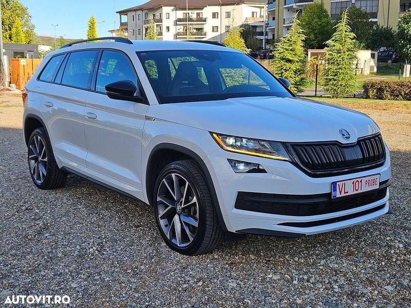 Culoarealb Utilizat 2019 Skoda Kodiaq SportLine SUV | 21.000 EUR (Preț bun) - Imagine 1/4
