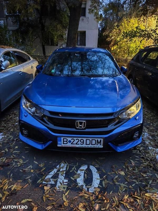 Culoarealbastru Utilizat 2018 Honda Civic Berlinǎ | 13.699 EUR (Puțin scump) - Imagine 1/4