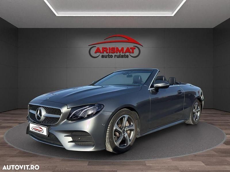 Gri Utilizat 2018 Mercedes E220 AMG line Cabrio | 29.990 EUR (Preț OK) - Imagine 1/4
