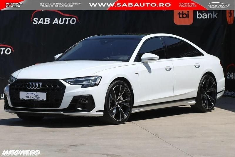 Alb Utilizat 2022 Audi A8 Berlinǎ | 57.490 EUR (Super Preț) - Imagine 1/4