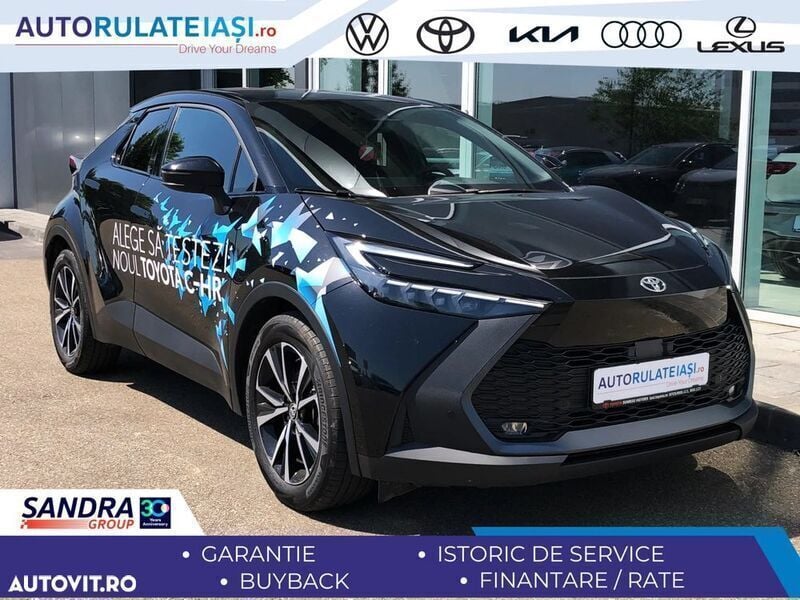 Negru Utilizat 2023 Toyota C-HR SUV | 29.500 EUR (Scump) - Imagine 1/4
