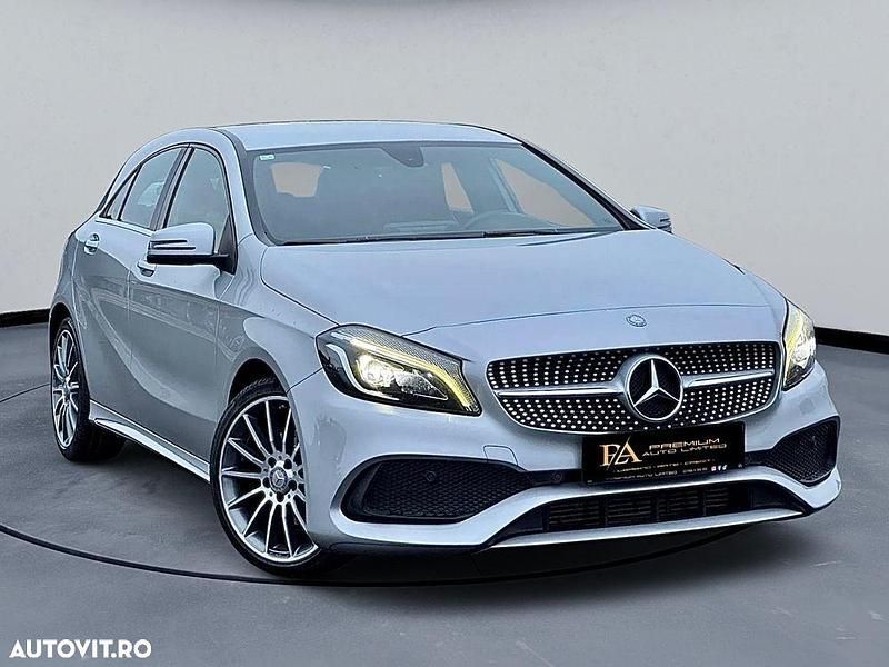 Culoareargint Utilizat 2016 Mercedes A180 AMG line Hatchback | 13.500 EUR (Preț OK) - Imagine 1/4