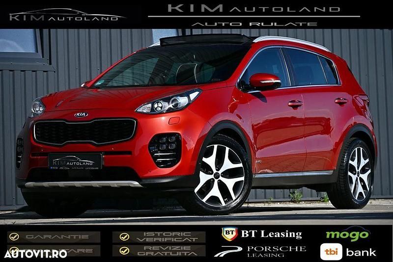 Culoarerosu Utilizat 2016 Kia Sportage GT-Line SUV | 16.490 EUR (Puțin scump) - Imagine 1/4