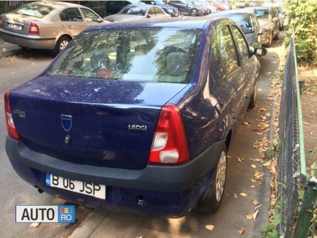 Second-hand Dacia Logan 65 CP (47 kW) 2007 Albastru Berlinǎ