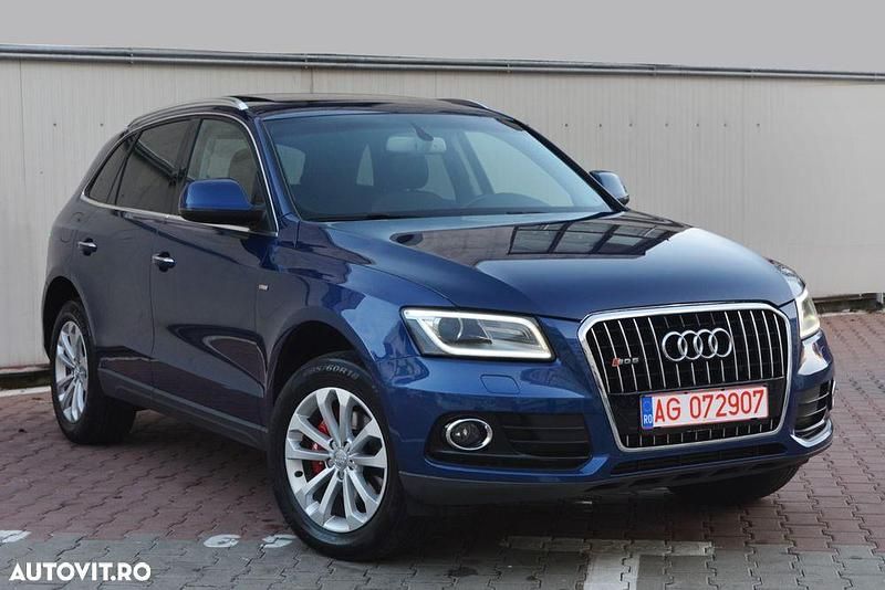 Culoarealbastru Utilizat 2015 Audi Q5 S-Line SUV | 13.990 EUR (Super Preț) - Imagine 1/4