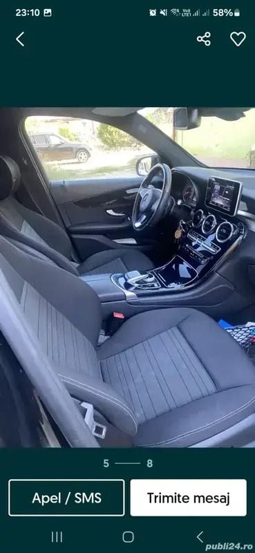Negru Utilizat 2017 Mercedes GLC220 Berlinǎ | 21.000 EUR (Super Preț) - Imagine 1/4