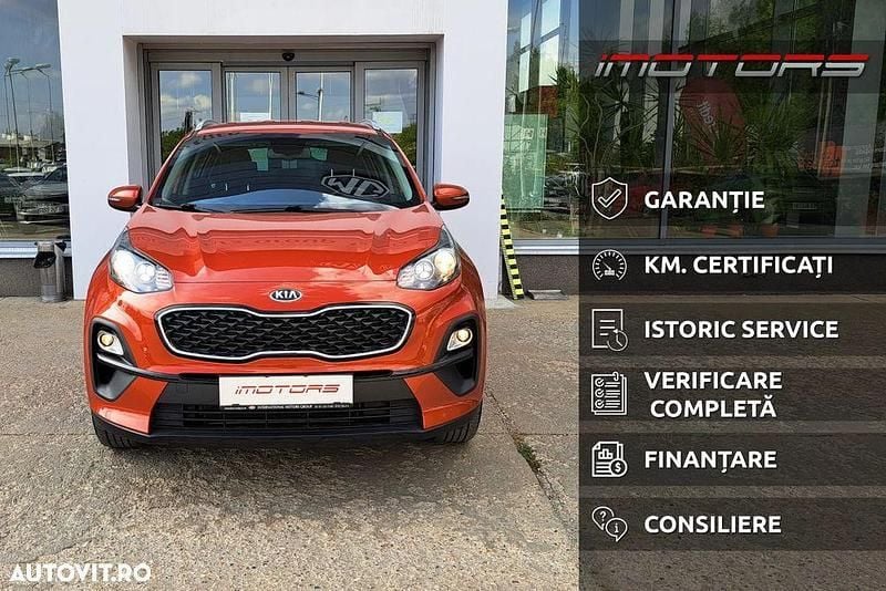 Culoareportocaliu Utilizat 2021 Kia Sportage SUV | 16.890 EUR (Preț bun) - Imagine 1/4