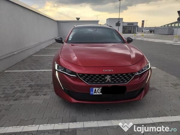 Rosu Utilizat 2020 Peugeot 508 GT-line Break | 15.800 EUR (Scump) - Imagine 1/4