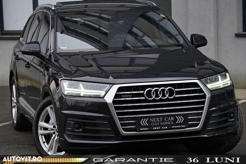Culoarenegru Utilizat 2016 Audi Q7 S-line plus SUV | 27.650 EUR (Preț OK) - Imagine 1/4