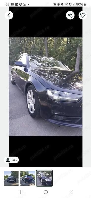 Second-hand Audi A4 150 CP (110 kW) 2013 Berlinǎ