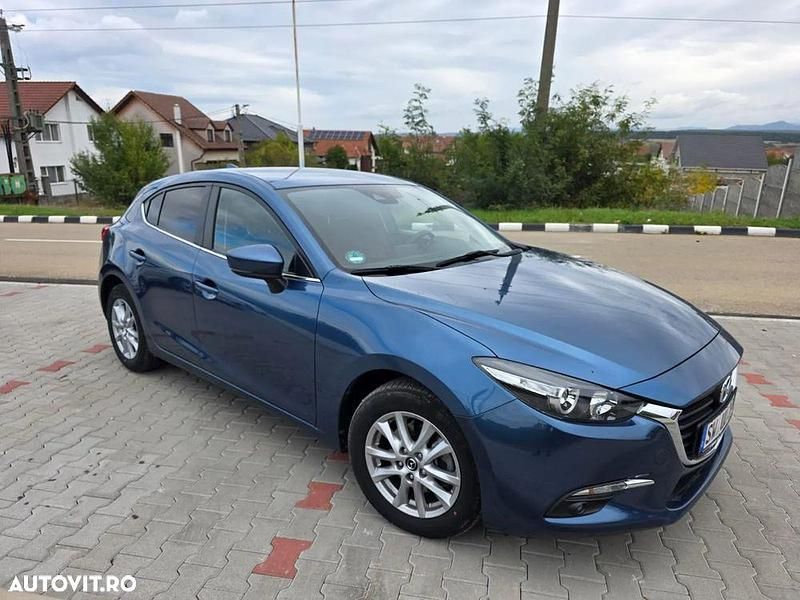 Culoarealbastru Utilizat 2018 Mazda 3 Center-Line Hatchback | 14.900 EUR (Preț OK) - Imagine 1/4