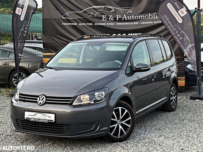 Gri Utilizat 2014 VW Touran Comfortline Monovolum | 6.900 EUR (Preț bun) - Imagine 1/4