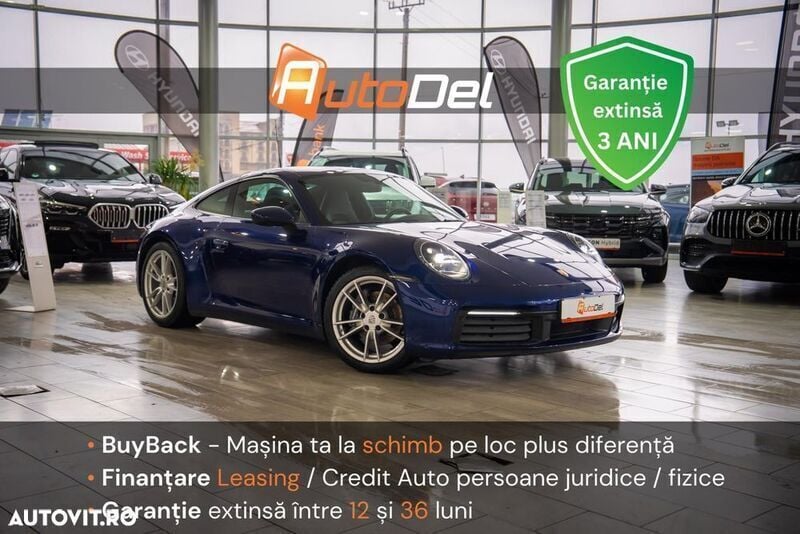 Albastru Utilizat 2021 Porsche 911 Carrera 4 Coupe | 119.998 EUR - Imagine 1/4