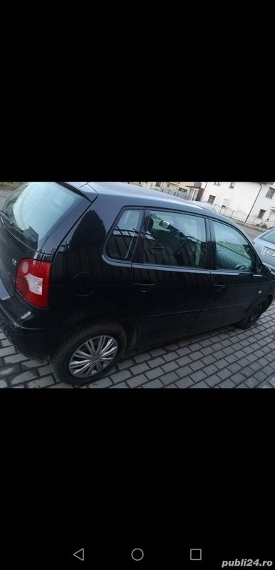 Negru Utilizat 2003 VW Polo Berlinǎ | 1.100 EUR (Super Preț) - Imagine 1/4