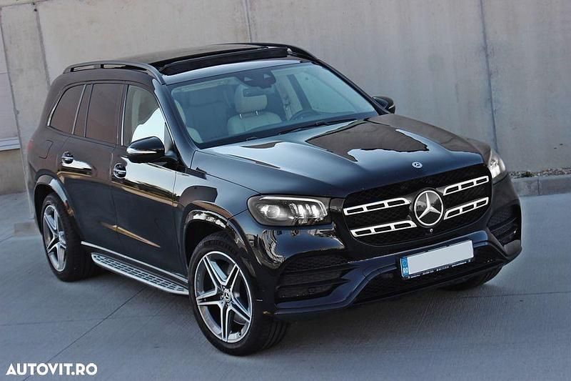 Negru Utilizat 2021 Mercedes GLS400 SUV | 62.490 EUR (Super Preț) - Imagine 1/4