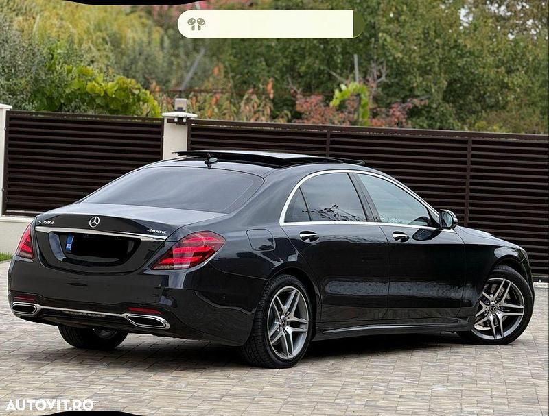 Second-hand Mercedes S350 286 CP (210 kW) 2018 Culoarenegru Berlinǎ