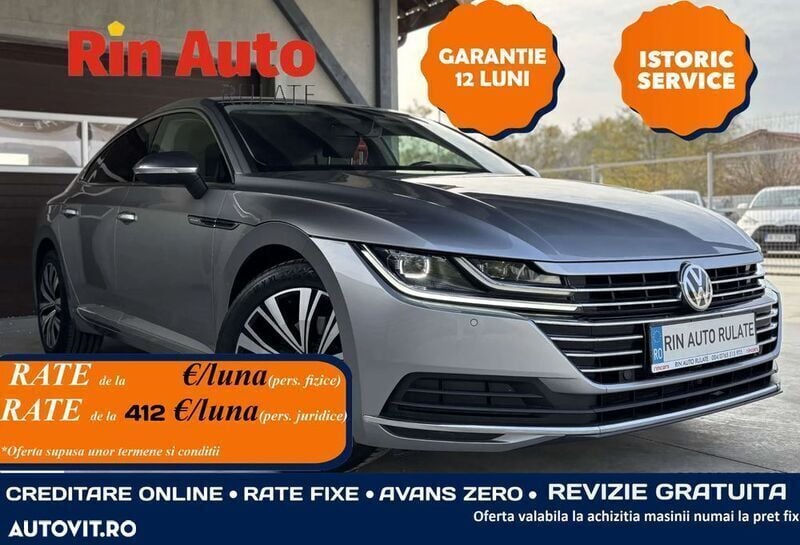 Gri Utilizat 2019 VW Arteon Elegance Berlinǎ | 22.990 EUR (Preț OK) - Imagine 1/4