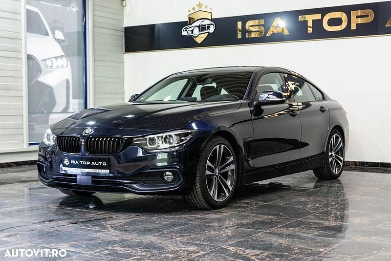 Culoarealbastru Utilizat 2020 BMW 420 Gran Coupé Sport Line Coupe | 24.200 EUR (Super Preț) - Imagine 1/4