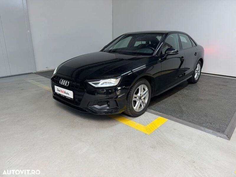 Negru Utilizat 2022 Audi A4 Advanced Berlinǎ | 29.500 EUR (Puțin scump) - Imagine 1/4