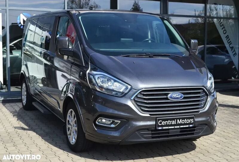 Gri Utilizat 2020 Ford Tourneo Custom Monovolum | 38.232 EUR (Preț OK) - Imagine 1/4