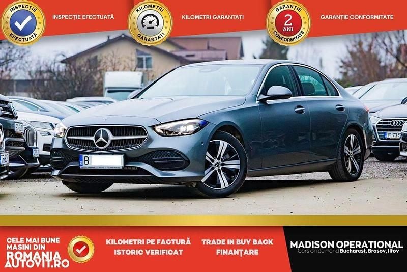 Culoareargint Second-hand 2021 Mercedes C180 Avantgarde Berlinǎ | 32.200 EUR (Preț OK) - Imagine 1/4