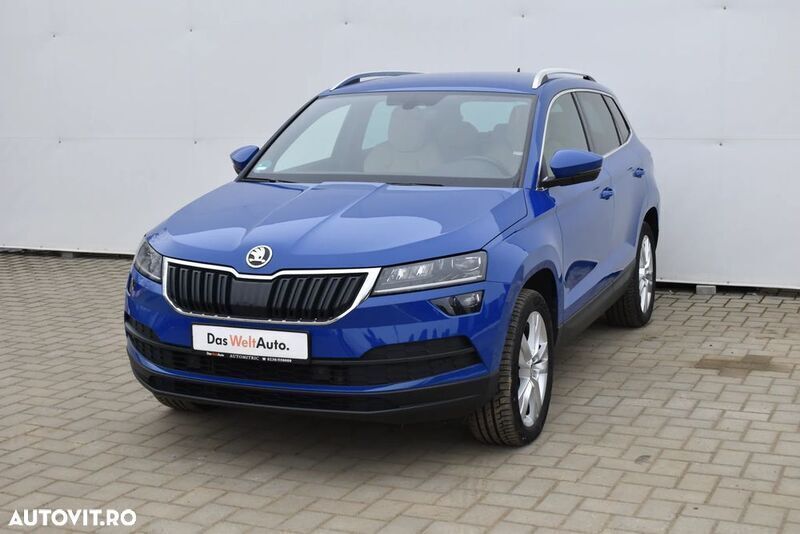 Albastru Utilizat 2019 Skoda Karoq Style SUV | 21.590 EUR (Preț OK) - Imagine 1/4