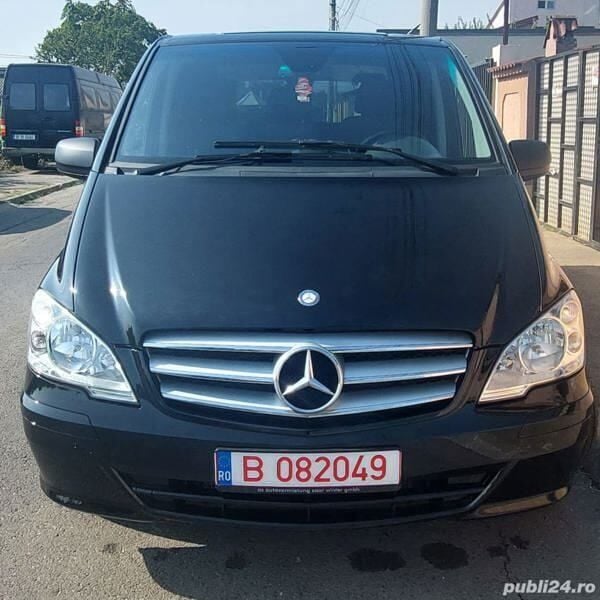 Negru Utilizat 2012 Mercedes Vito Monovolum | 9.099 EUR (Preț bun) - Imagine 1/4